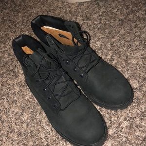MENS BLACK TIMBERLAND BOOTS